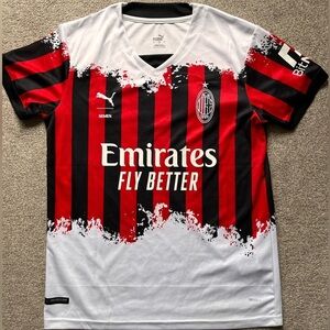 Mens Puma AC Milan Soccer Jersey Kit Away Size Large